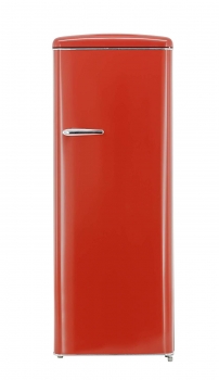 Exquisit Stand Kühlschrank RKS 325-V-H-160F rot ohne Gefrierfach in EEK F 810470202