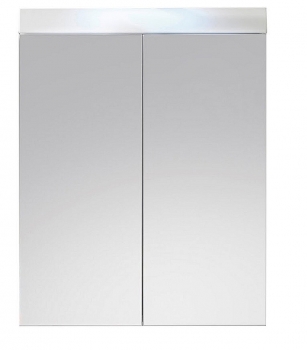 Trendteam Badezimmer Spiegelschrank Amanda 60 cm in weiß hochglanz 139340501