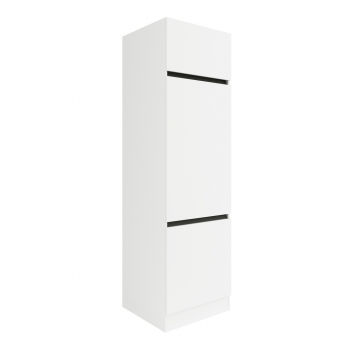 Optifit Jaka Küchen Kühlschrankumbau Luca H661-0+ in weiß matt 60 cm breit