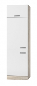 Optifit Jaka Küchen Kühlschrankumbau Genf H661-9 in weiß