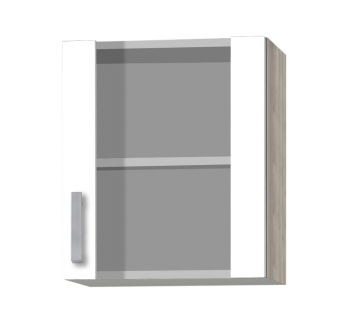 Optifit Jaka Küchen Glashängeschrank Genf OG556-9 in weiß