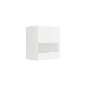 Optifit Jaka Küchen Glashängeschrank Luca OG556-0+ in weiß matt 50 cm breit