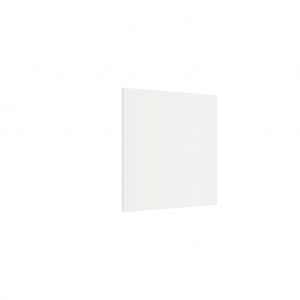 Küchen Türfront für Dunsthaube oder Geschirrspüler Luca T606-0+ in weiß matt ohne Arbeitsplatte 59,6 cm breit